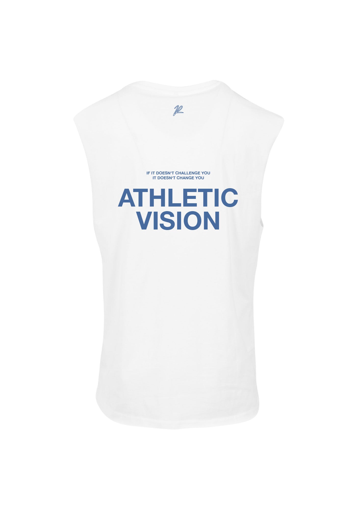 Tanktop Athletic Vision - White/ Vintage Blue